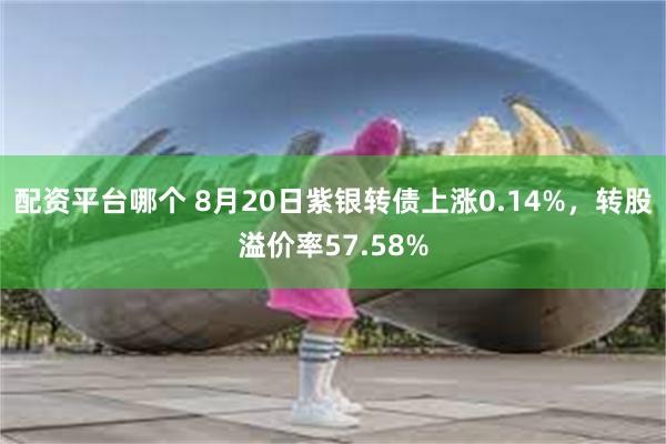 配资平台哪个 8月20日紫银转债上涨0.14%，转股溢价率57.58%